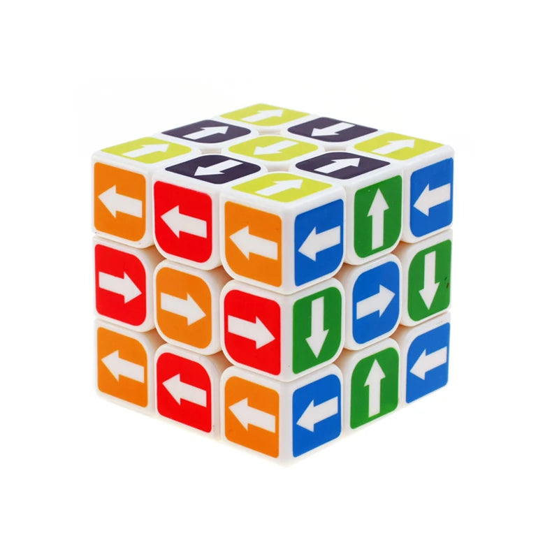 Fast Turning Cube Puzzle For Kids Speedcube IQ Test Brain Teaser Games Children Montessori Educational Toys Zauberwürfel