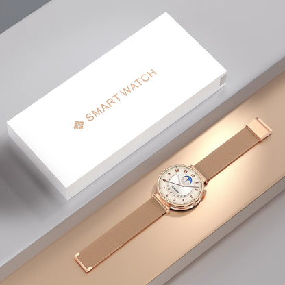 LIGE 2025 Smart Watch Women Full Circle Touch Screen Bluetooth Call Men Smartwatch Waterproof Sport Activity Fitness Watch Women