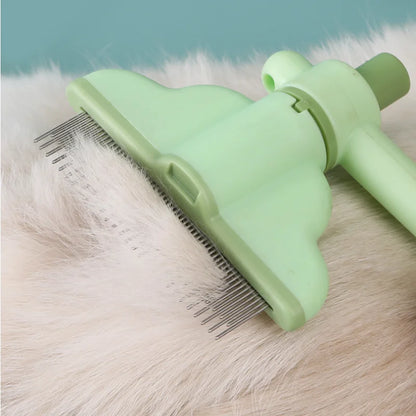 Dog Comb Pet Hair Remover One Button Dogs Brush Self-cleaning Cat Brush Massage Combs for Dog Grooming Brushes for Pet Products