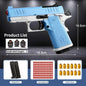 2011 G17 Shell Ejecting Blowback Pistol Continuous Shooting Outdoor Game Toy Gun for Kids Adults Birthday Gift