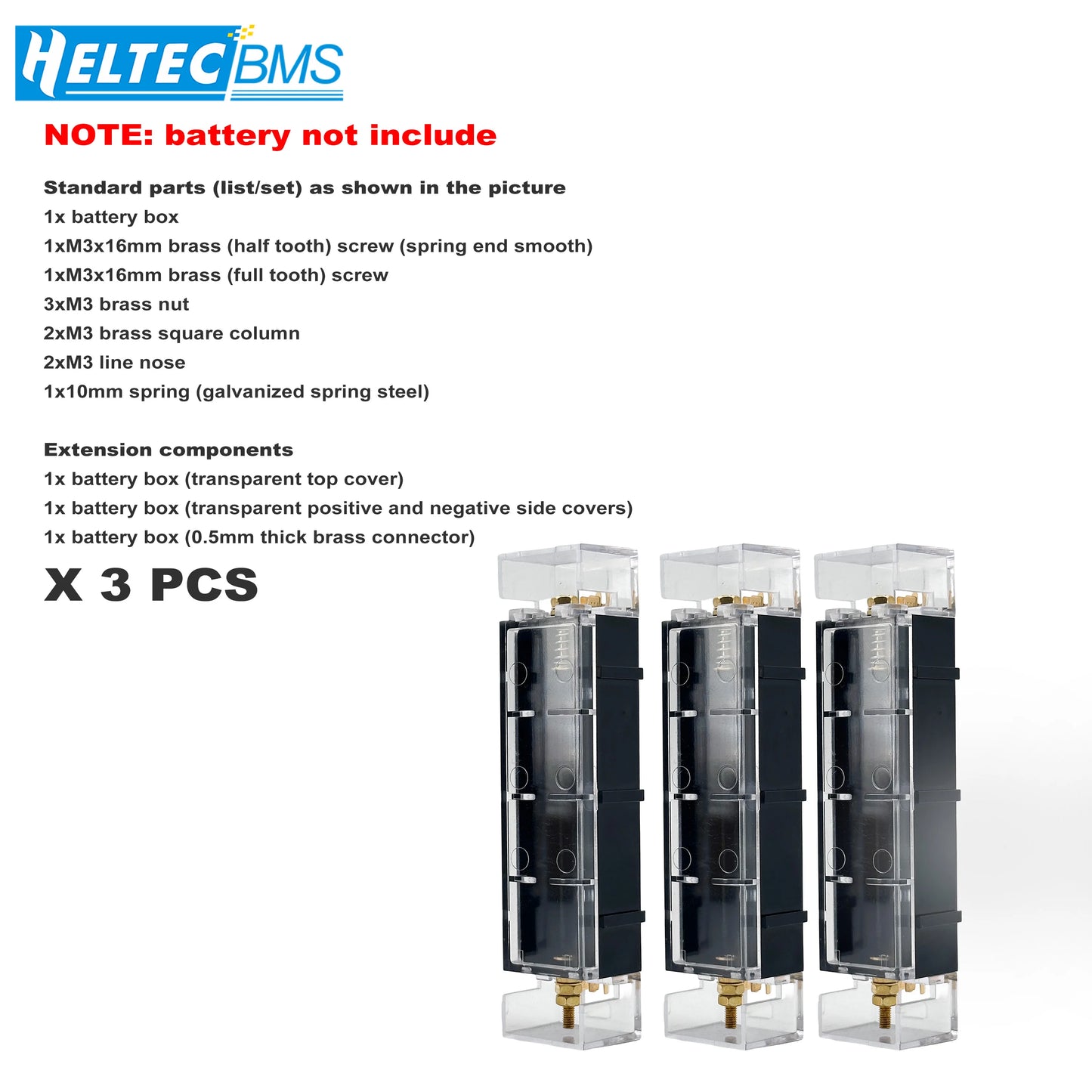 Removable Splicable 18650 Battery Box 5-10A High Current PC ABS Rechargeable Battery Storage Bracket DIY Power Bank