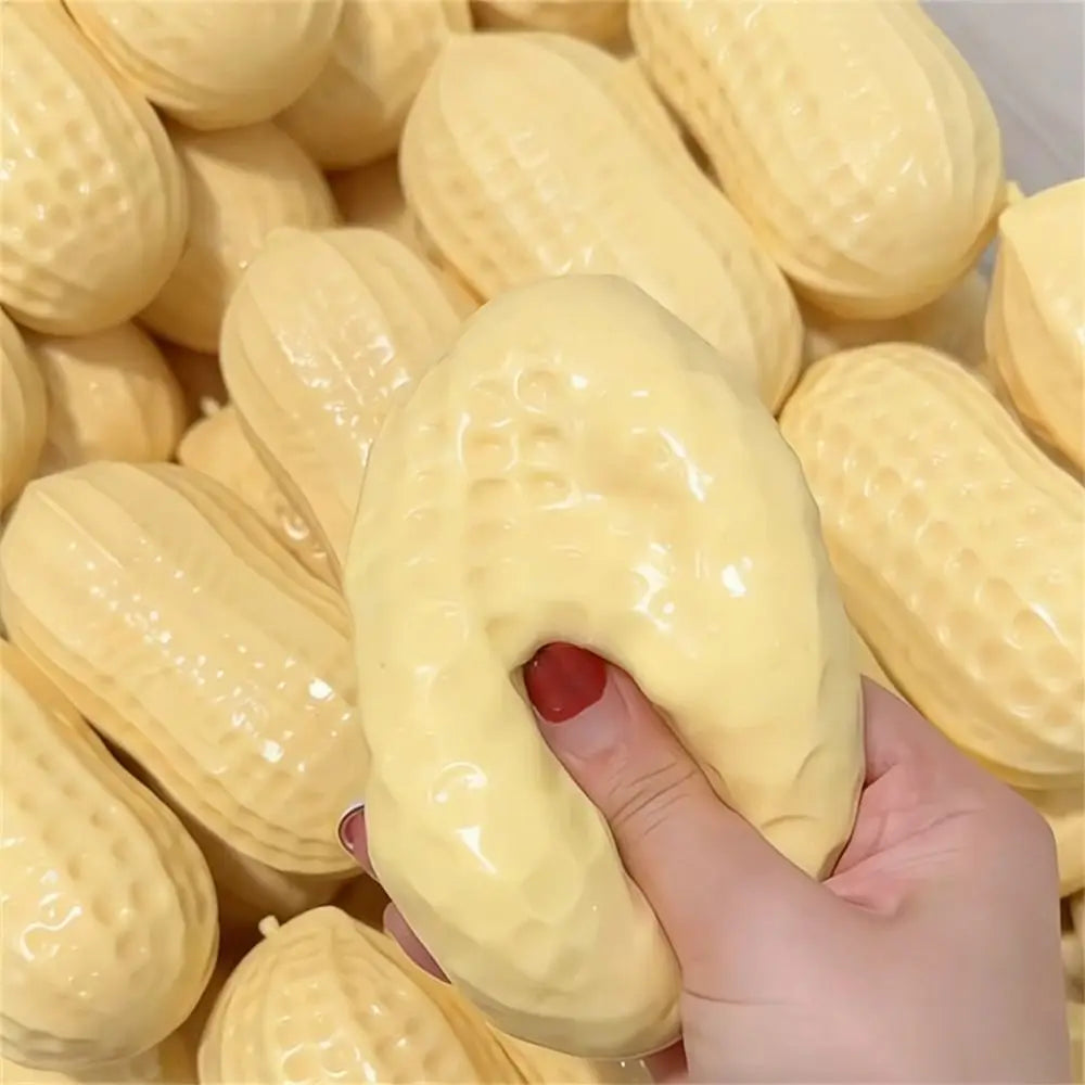 -% HOT 1 pcs Peanut Stress Ball  Squeeze Ball Squishy Toy Buttery-Soft Feel Fidget Toy ASMR Sensory Anti Stress Toys