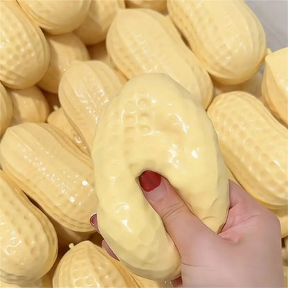 -% HOT 1 pcs Peanut Stress Ball  Squeeze Ball Squishy Toy Buttery-Soft Feel Fidget Toy ASMR Sensory Anti Stress Toys