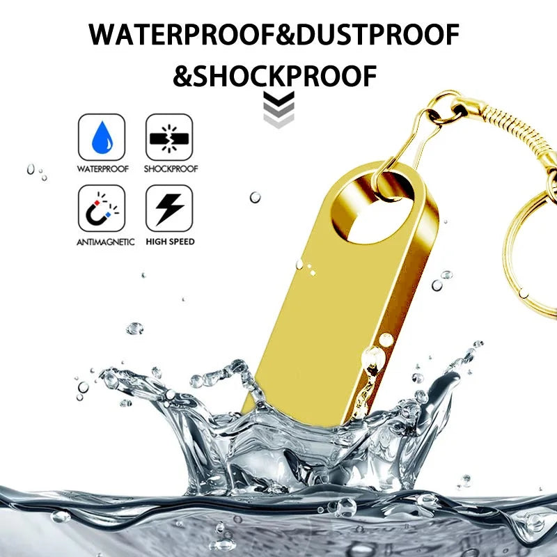 USB Flash Drive 3.0 Pendrive 8GB 16GB 32GB 64GB 128GB Metal Stick Disk 3.0 Pen Drive USB Flash Drive 128GB 64GB 32GB 16GB 8GB