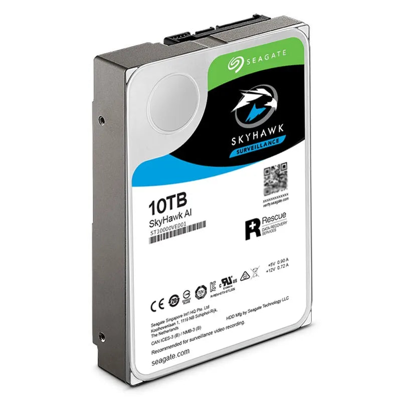 HDD New Original Seagate1TB 4TB 6TB 8TB 10TB 7200 RPM 256MB Cache SATA 6Gb/s 3.5" Internal Hard Drive ST10000VE001