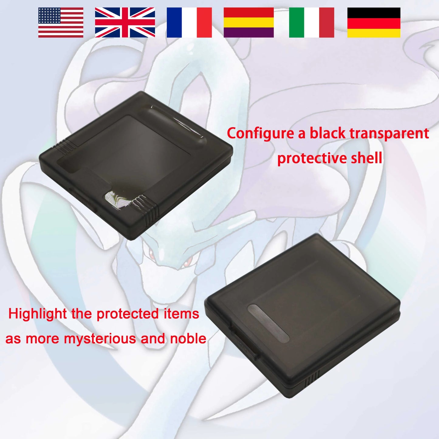 GBC Real Time Clock Pokemon Pyrite (v1.0) High Quality GBC Video Game Cartridge With Battery For GBA/GBC Series Console