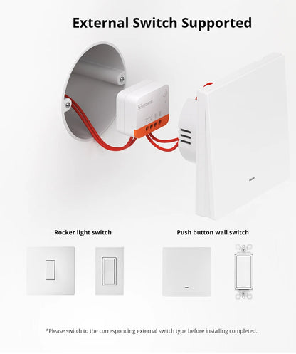 SONOFF ZBMINI-L2/ZBMINIR2 Zigbee DIY Smart Switch Module No Neutral Wire Require 2 Way Control Home Automation For Alexa eWelink