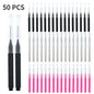 20/50PS Portable Mini Eyebrow Brushes Disposable Eyelash Brow Lifting Brush Applicators Lash Extension Comb Beauty Makeup Tools