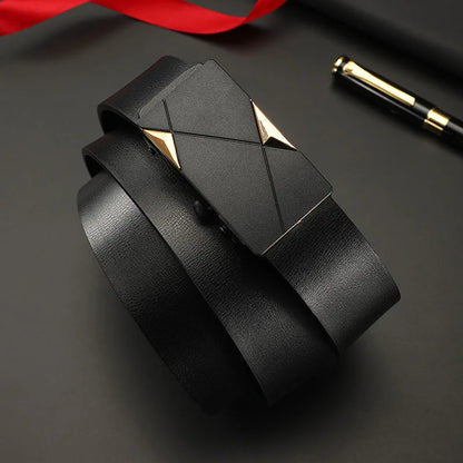 2pcs/3pcs fashionable men's belt, daily casual business belt, jeans belt, synthetic leather high-end suit matching belt, i