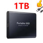 Genuine Portable SSD 1TB High Speed External Hard Drive 2TB/4TB USB 3.2 Hard Disk 16TB Mass Solid State Drive for Laptop/PC/MAC