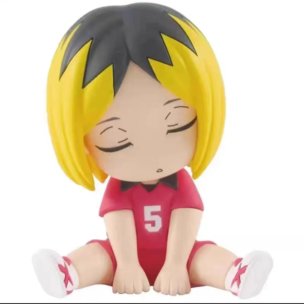 Japanese Genuine Gacha Scale Model Haikyuu Shoulder To Shoulder Sitting Figure Shoyo Hinata Tobio Kageyama Action Figure Toys
