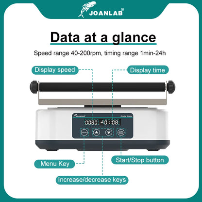 JOANLAB 110/220V Orbital Shaker Digital Display Linear Shaker Laboratory SK-20Pro