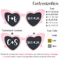 12-120Pcs Custom Wedding Sunglasses Personalised Heart Shaped Sunglasses Wedding Party Favors for Guest Date Initials Custom