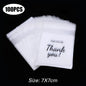 300/100Pcs Thank You Candy Bag Plastic Self-Adhesive Biscuit Snacks Chocolates Lollipop Baking Wedding Birthday Party Gift Bags