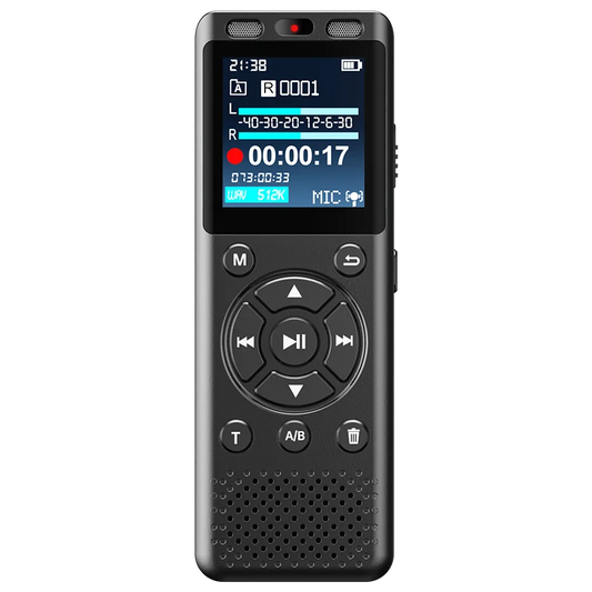 Large screen C-type rechargeable dicta long time recording voice audio recorder Activated with Noise Reduction External TF card