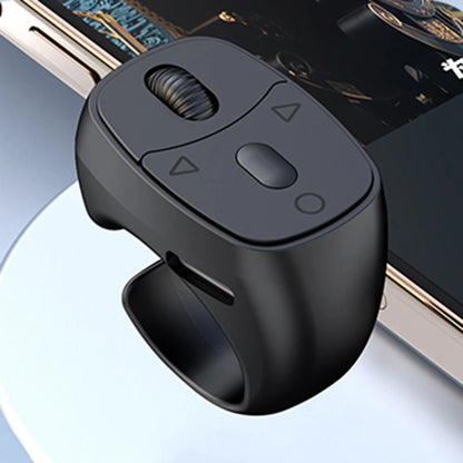 Zdalna mysz w kształcie pierścionka na palec zgodna z Bluetooth 5.3, zdalne sterowanie na palec, bezprzewodowy spust migawki aparatu, przycisk do selfie
