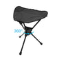 Outdoor Portable Folding Rotating Stool Aluminum Alloy Minin Chair Camping Fishing Chair Picnic Lightweight