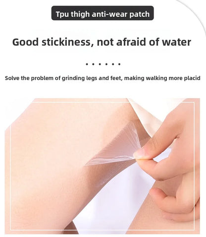 Invisible Thigh Chafing Prevention Patch Anti Friction Sticker for Inner Thighs Summer Men Women Plus Size Chafing Relief