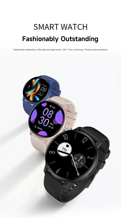 LIGE New Smart Watch Men Bluetooth Call Heart Rate Blood Oxygen Monitoring IP67 Waterproof Sports Men Smartwatch for Android ios