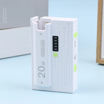 20W DIY Power Bank Box 21700 Universal Battery Charger Case Type-C Fast Charging For Mobile Phone Not Including Batteries