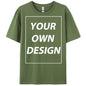 Personalized Custom Print Summer Y2K Team T-Shirt Cotton Casual Loose Short Sleeve Basics Fashion Tee Work Breathable Streetwear