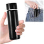 Thermos Cup Water Bottle Hot Drink Stainless Steel Small Capacity Bottle Travel Cup Portable 150ml Mini Cute Coffee Bottle Black