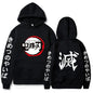 Japanese Anime Demon Slayer Plus Size Hoodie Women Sweatshirts Kamado Nezuko Print Hooded Harajuku Girl And Boy Casual Pullover