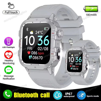 2026 New SmartWatch Men For Women Militray Outdoor GPS Track Sport Watches Heart Rate Sleep Waterproof Smart Watch IOS Android