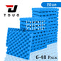 TOUO Acoustic Foam Fireproof Soundproofing Sponge 6/12/24/48 Pcs Egg Crate Soundproof Foam Studio Home Sound-absorbing