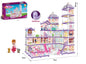 Girls Villa Castle Model Building Block Sets  DIY Bricks Toys  Doll house Villa Children Pretend Play Toys for Girls Gift
