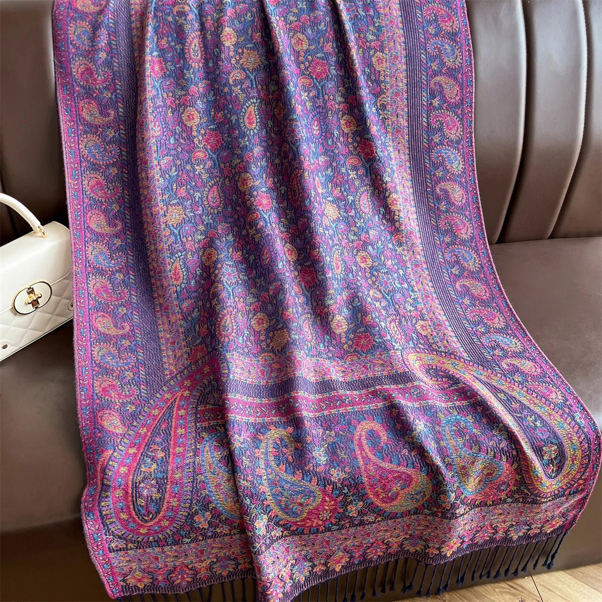 Luxury Winter Scarf Women Cashmere Warm Pashmina Brand Foulard Female Shawls Wraps Thick Soft Bufanda Poncho Scarves Stole 2025