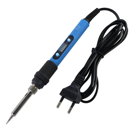60W 80W Electric Soldering Iron LCD Digital Display Adjustable Temperature Welding Repair Tools 220V / 110V Solder Wire Tips