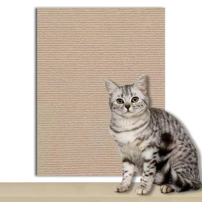 DIYSelf-Adhesive Cat Scratching Mat Trimmable Cat Carpet Cat Scratching Carpet Corner Wall Cat  Scratch Sofa Furniture Protector