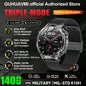 New 1400mAh Battery Sports Smart Watch 1.7” SOS+Flashlight Exercise Record Bluetooth Call Waterproof Health Watch For Android iO