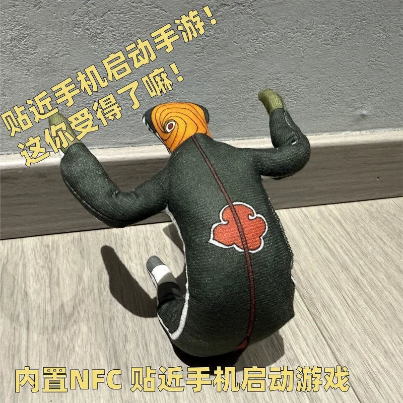 28cm NARUTO Plush Toy Kakashi Anime Cosplay Keychain Cotton Doll Slender Twistable Shape Room Abstract Model Decoration Gift Toy