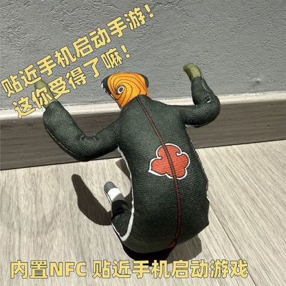28cm NARUTO Plush Toy Kakashi Anime Cosplay Keychain Cotton Doll Slender Twistable Shape Room Abstract Model Decoration Gift Toy