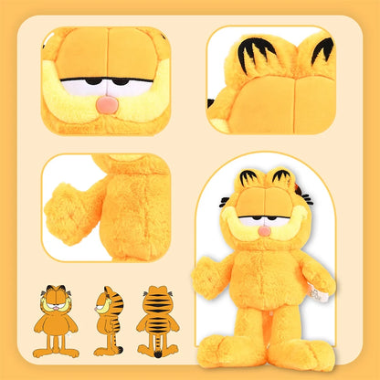 Original GARFIELD FAMILY Kawaii Soft Plush Toys Cute Cartoon Garfield Cat Odie Stuffed Animals Peluche Dolls Birthdays Gifts Kid