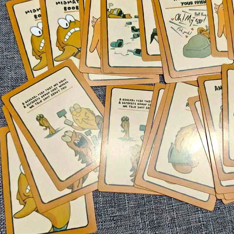 Go Fish Card Game Yourself Fun Gag Gift Hilarious Board Games with A Twist Night Family Interaction Party Game for 2+ Players