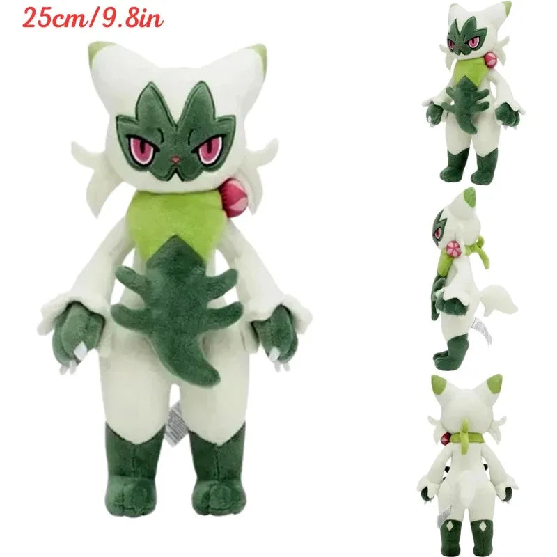 New Pokemon Pikachu Plush Toy Sprigatito Fuecoco Groudo Meowscarada Floragato Cinderace Keldeo Exegguto Shinx Stuff Peluche Doll