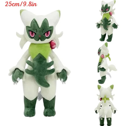 New Pokemon Pikachu Plush Toy Sprigatito Fuecoco Groudo Meowscarada Floragato Cinderace Keldeo Exegguto Shinx Stuff Peluche Doll