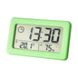 Mini Digital Clock Temperature Humidity Portable Watch Clock Thermometer Hygrometer 12/24 Hours Battery Powered Clock Home Table