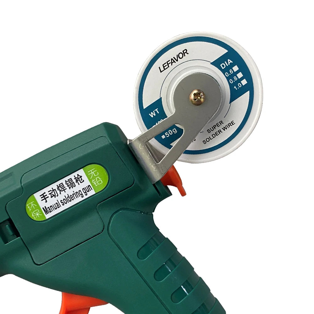 Electric Soldering Iron Gun Hand-held Internal Heating Soldering Iron Automatically Send Tin Gun Soldering Welding Repair Tool