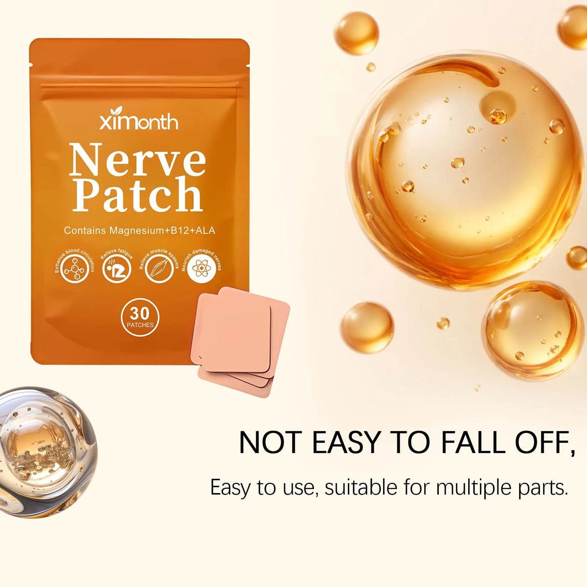 Insomnia Treatment Patch Relieve Stress Anxiety Neuromuscular Pain Fatigue Neurasthenia Headaches Enhance Blood Improve Sleep