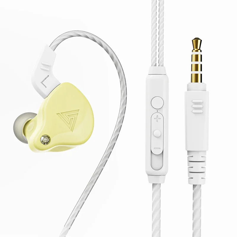 QKZ CK5 FiLe Wired Earphone Professional Gaming And Sports Noise Cancelling Headphones with Microphone HiFi Music Earphone
