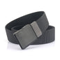 New Metalless Elastic Belt for Men and Women Premium Plastic Buckle Stretch Casual Belt 120cm Jeans Girdle Male
