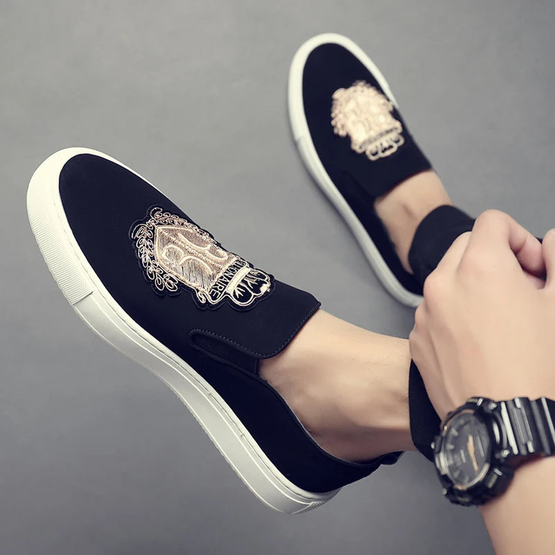 Men's Comfort Loafers, Trendy Soft Sole Fashion Casual Shoes, Anti-Slip Breathable Slip-On Men's Shoes-20338