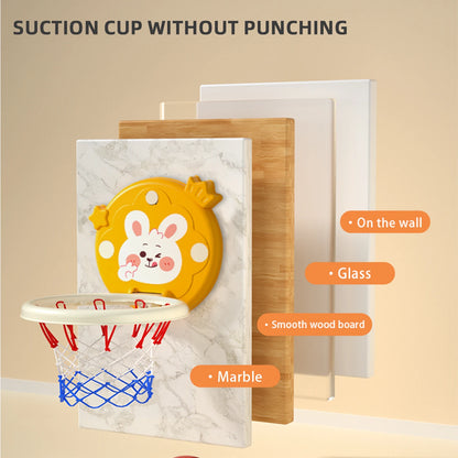 Children's basketball hoop, indoor shooting, hanging, foldable, parent-child interactive ball