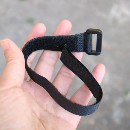 Reusable nylon Fastening luggage Ties with buckle 5cm*0.5M/1M back to  Hook and Loop fastening sticky tape straps