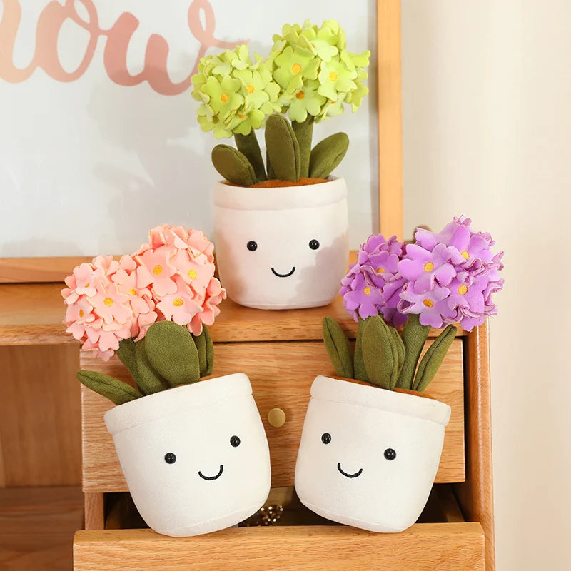Green Plant Potted Plants Lily Flowers Strawberries Lotus Flowers Persimmons Morning Glory Ornament Soft Birthday Gifts Decor
