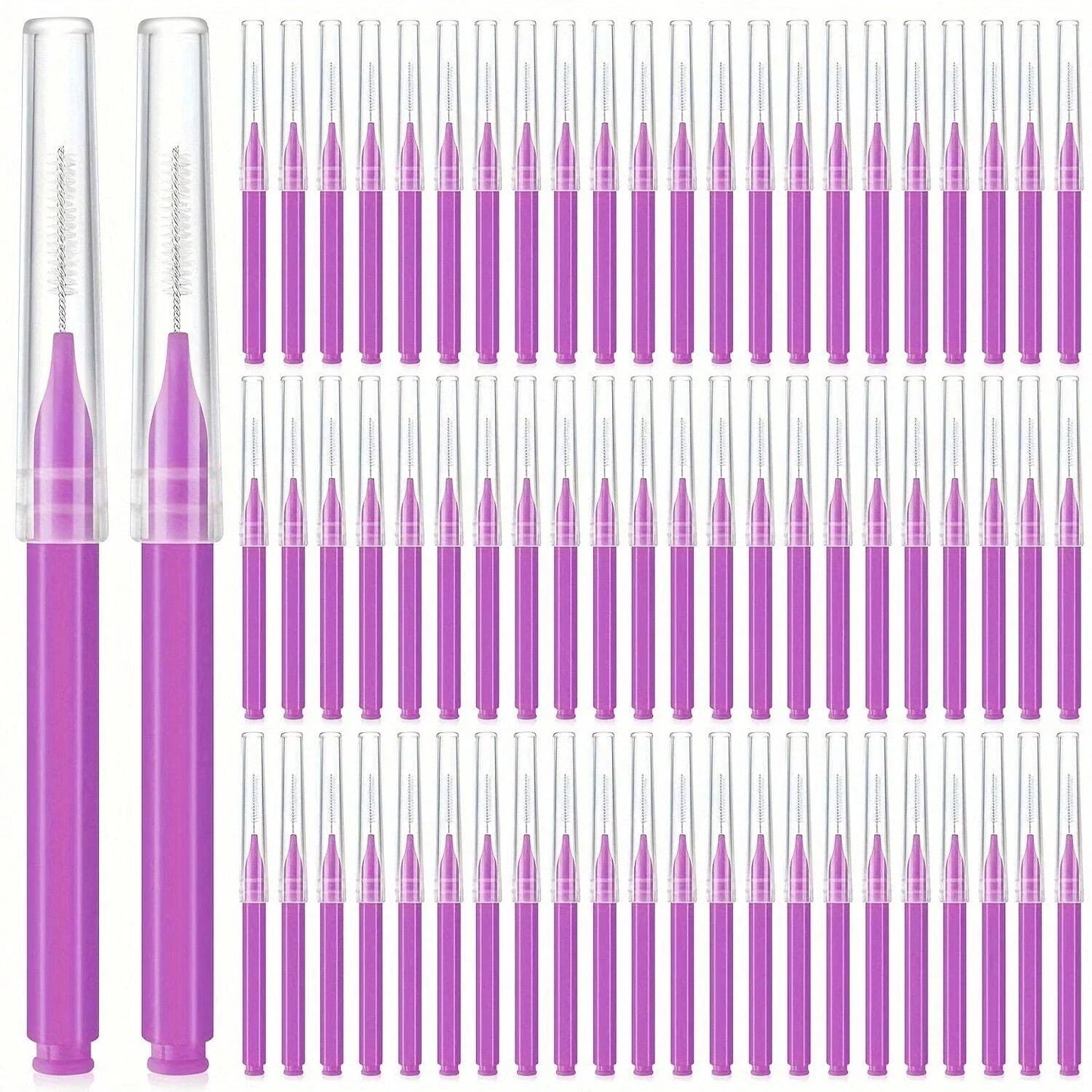 20/50PS Portable Mini Eyebrow Brushes Disposable Eyelash Brow Lifting Brush Applicators Lash Extension Comb Beauty Makeup Tools